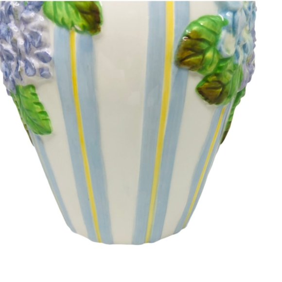 3D -- 6" Vase Featuring Blue Lavender Hydrangea - Picture 6 of 11